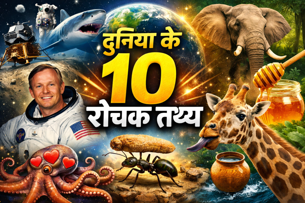 Top 10 Interesting Facts in Hindi | दुनिया के अनोखे तथ्य